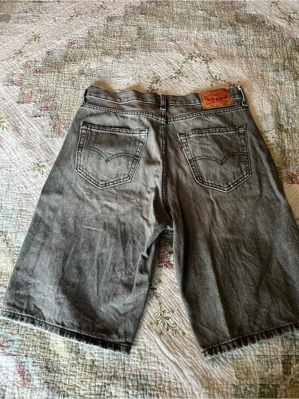 Levi's Gray Denim Men's Jean Shorts 34